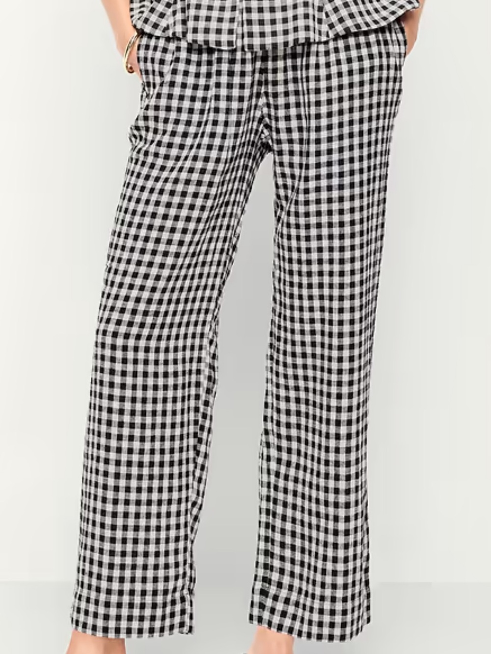 Old Navy High Waisted Linen Straight Pants